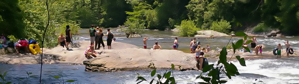 Tubing on one of Georgia's beautiful rivers