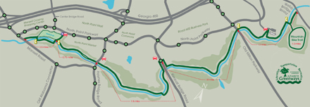 Big Creek Greenway Map