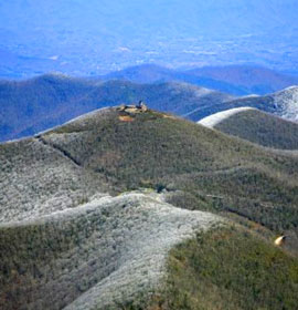 Majestic mountains at Georgia forest