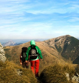 Hiking in Mountains