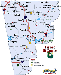 Historic High Country Travel Region Map and Info