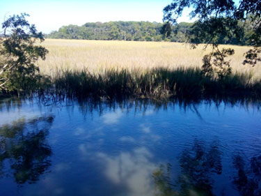 River in Jekyll Island Georgia