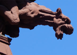 House statue in Jekyll Island