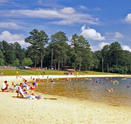 Beach at John Tanner State Park