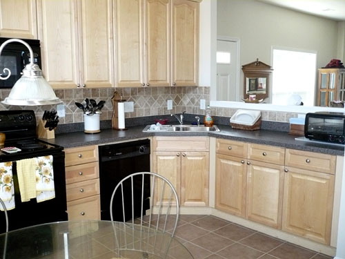 Kitchen Floor and Backsplash Combo