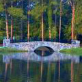 Lake and bridge at Little Ocumlgee State Park