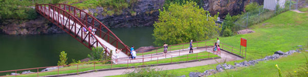 Bridge at Lower Pool East Powerhouse Park