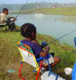 Fishing at McDuffie PFA