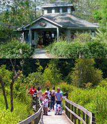 Children Visiting Newman Wetlands Center