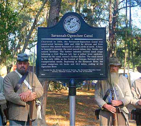 Savannah Ogeechee Canal Marker