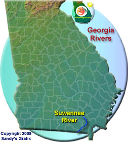 Suwannee River Map