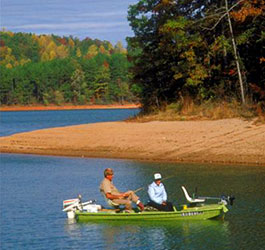 Fishing at Tugaloo State Park